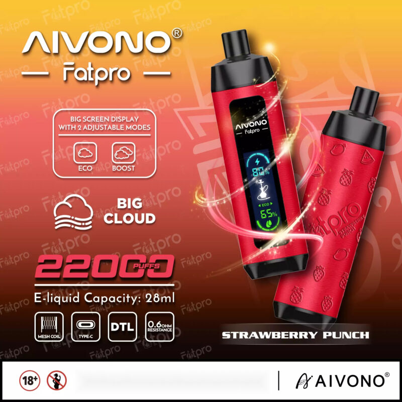 AIVONO Fatpro 22000 Puffs Disposable Vape