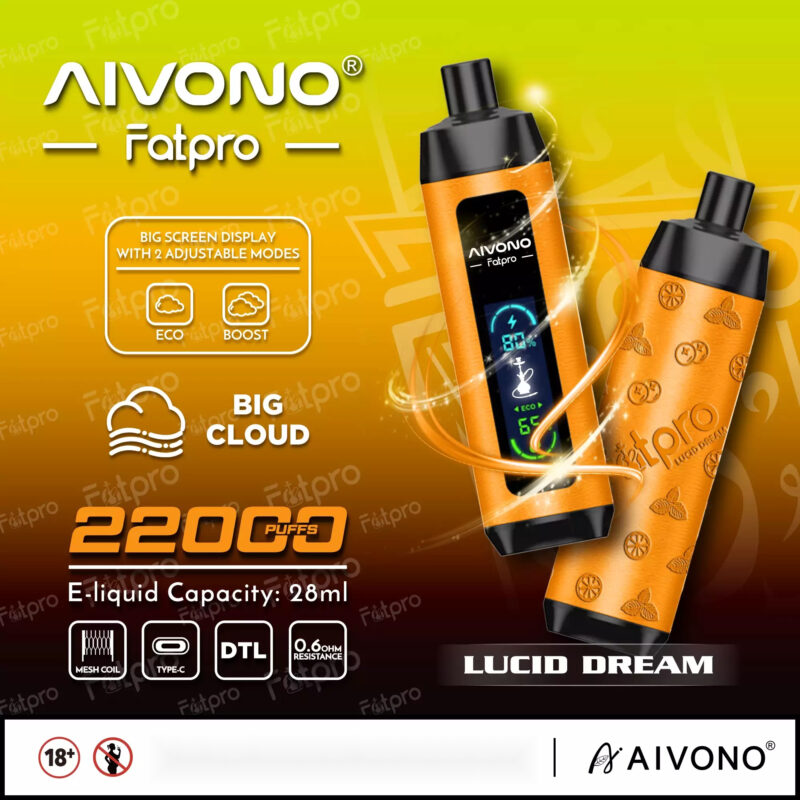 AIVONO Fatpro 22000 Puffs Disposable Vape