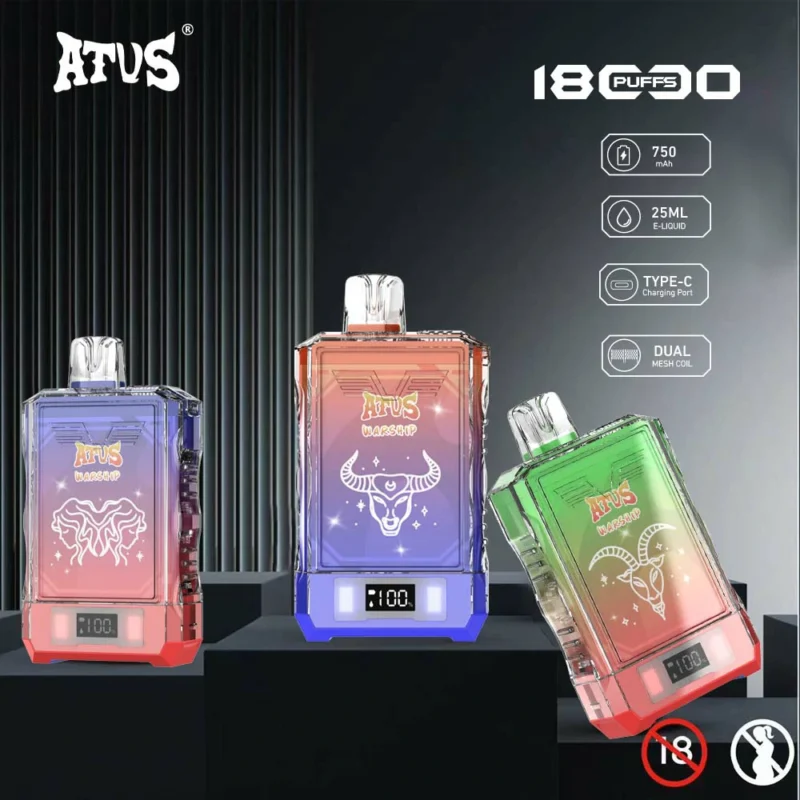 Atvs Warship 18000 Puffs Disposable Vape