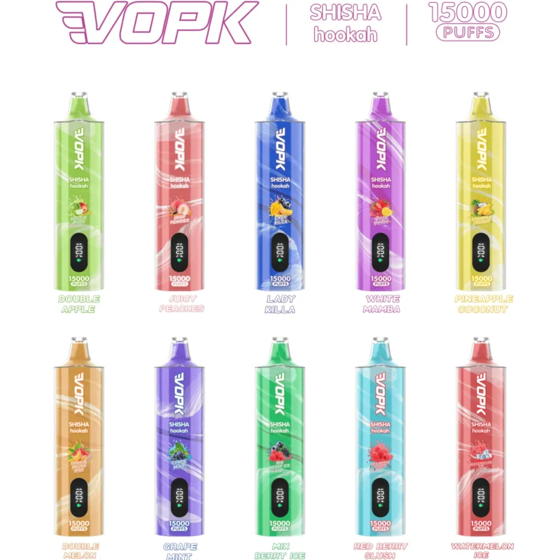 VOPK Shisha Hookah 15000 PUFFS Disposable Vapes