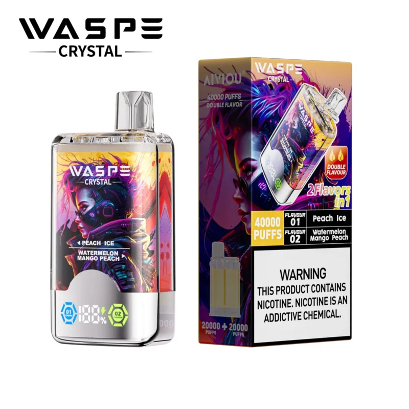 Waspe Vape Crystal 40000 Puffs Dual Flavors Disposable Vape