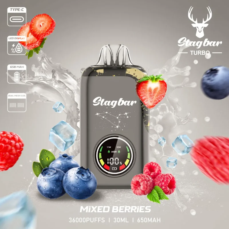 STAG BAR Vape TURBO 36000 Puffs Double Vape