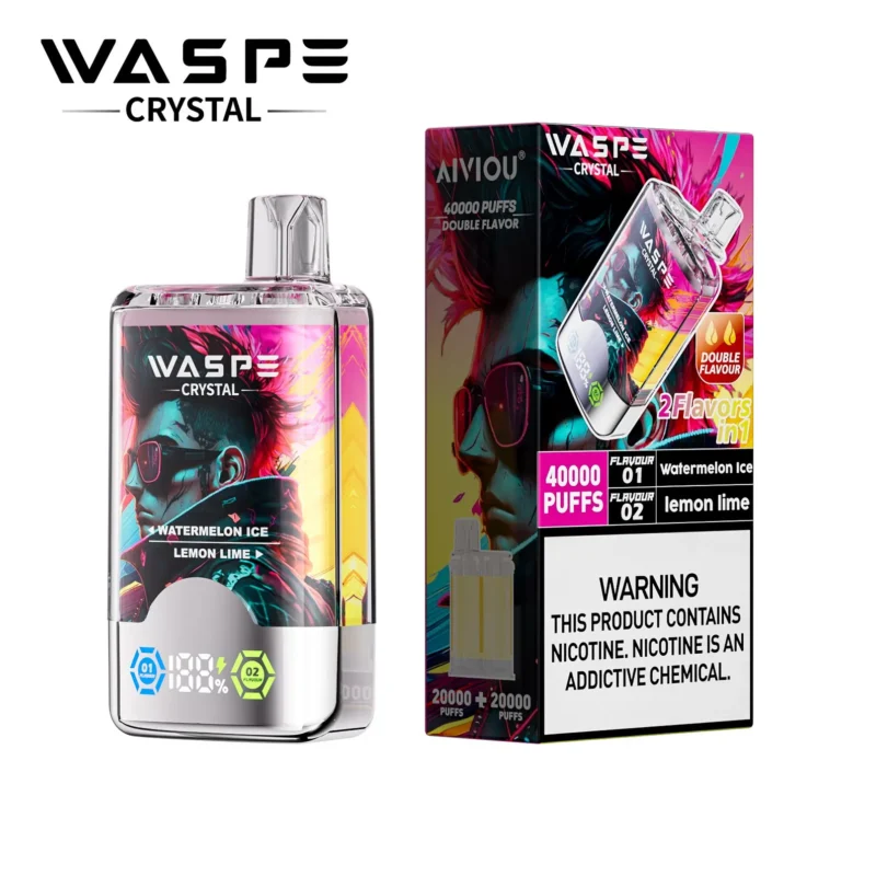 Waspe Vape Crystal 40000 Puffs Dual Flavors Disposable Vape