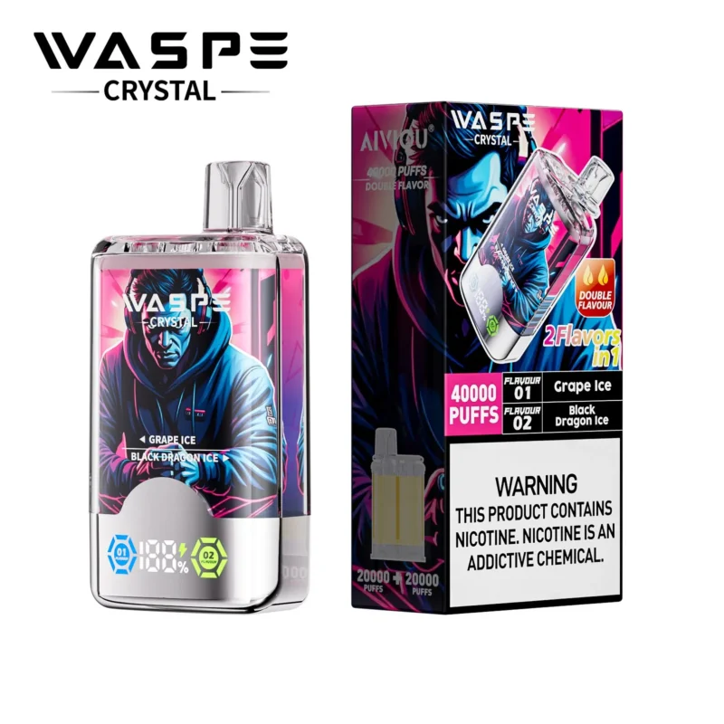 Waspe Vape Crystal 40000 Puffs Dual Flavors Disposable Vape