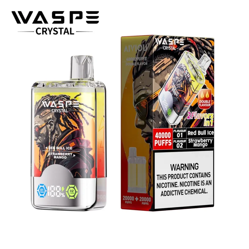 Waspe Vape Crystal 40000 Puffs Dual Flavors Disposable Vape