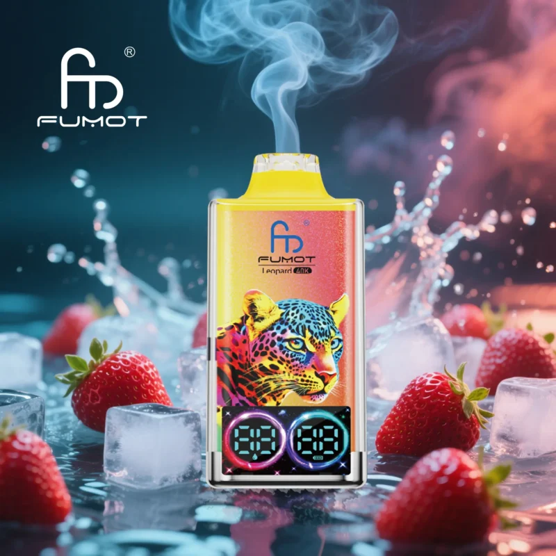 Fumot Leopard 40k Disposable Vape Strawberry lce